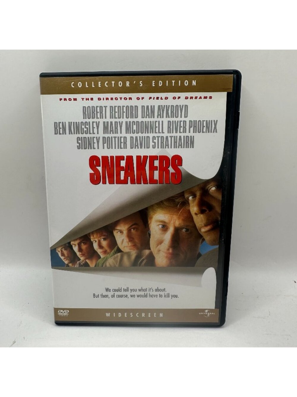 Sneakers Collectors DVD 1992 Robert Redford Dan Aykroyd Universal Widescreen